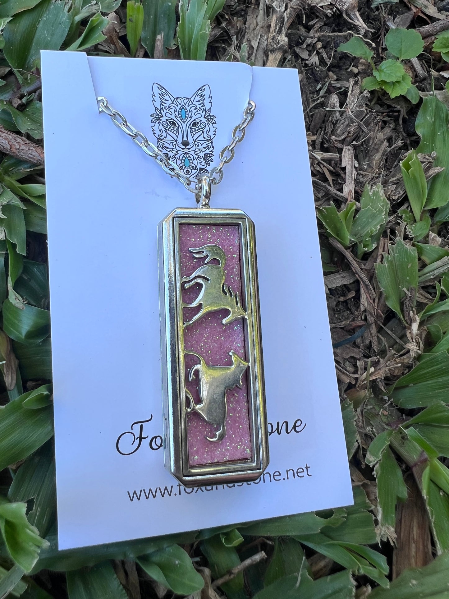 Oil Diffuser Horse Pendant