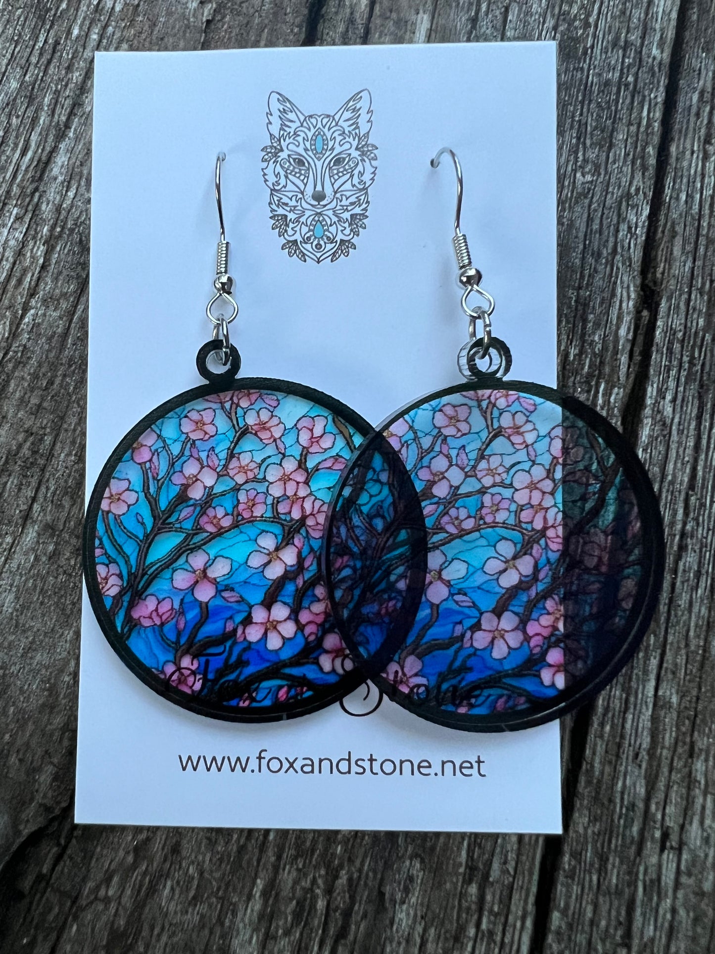 Keiko Faux Stained Glass Earrings
