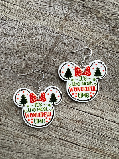 Merry Christmas Wonderful Earrings