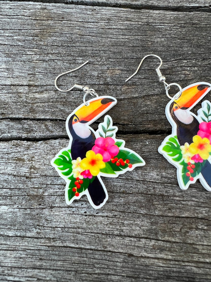 Toucan Bird Earrings
