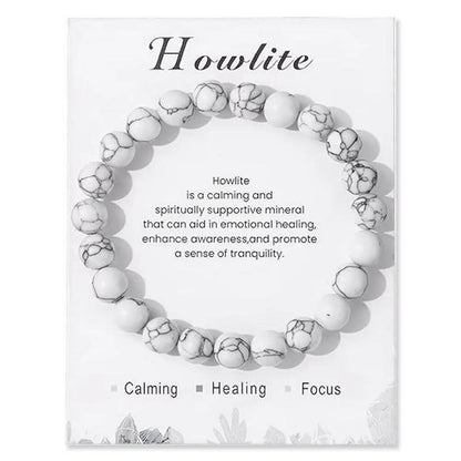 Howlite Natural Stone Bracelet