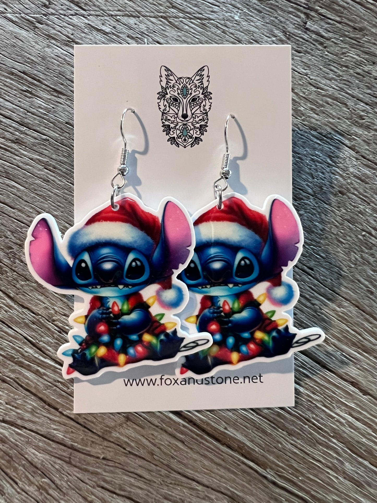 Christmas Stitch Earrings
