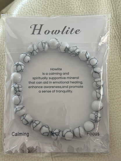 Howlite Natural Stone Bracelet