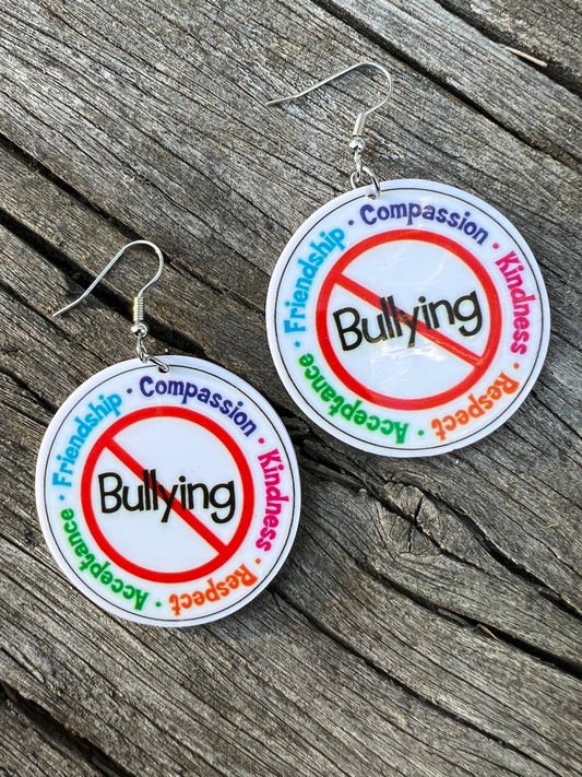No Bullying Earrings