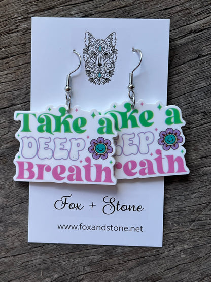 Take A Deep Breath Earrings