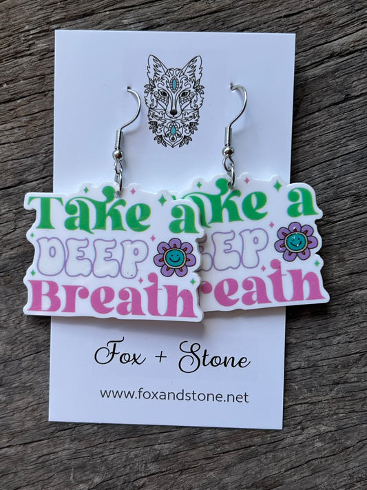 Take A Deep Breath Earrings