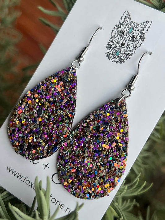 Vibrant Sequin Earrings