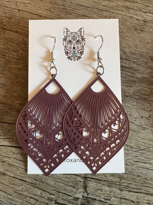 Deep Plum Samantha Filigree