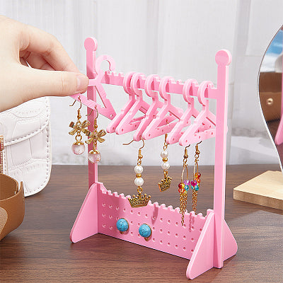 Pink Earring Organizer Stand
