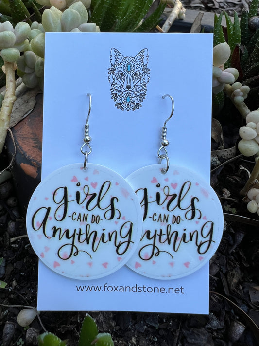 Girls Can Do Anything Earrings