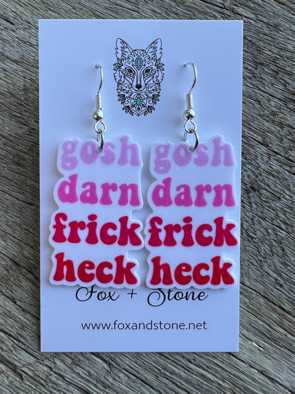 Gosh Darn Earrings