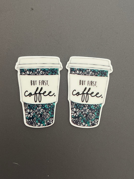 But First Coffee Earrings