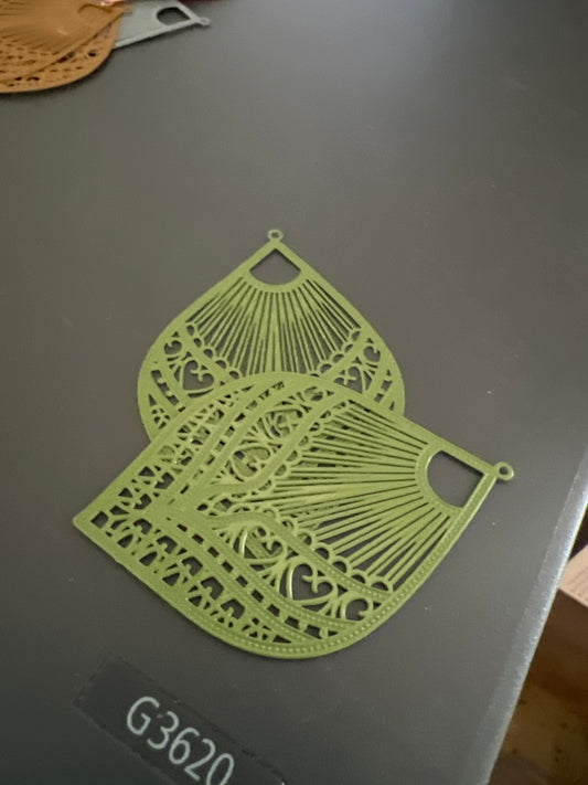 Khaki Green Samantha Filigree