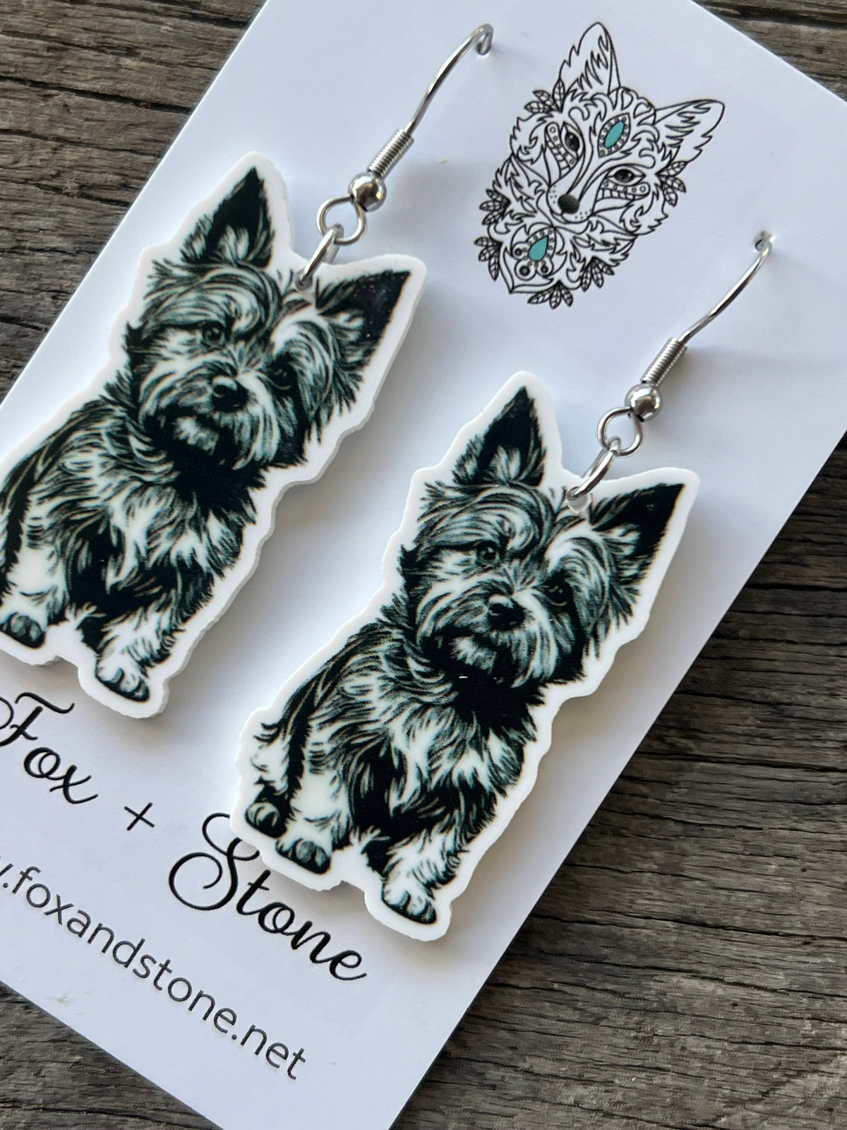 West Highland Terrier Earrings