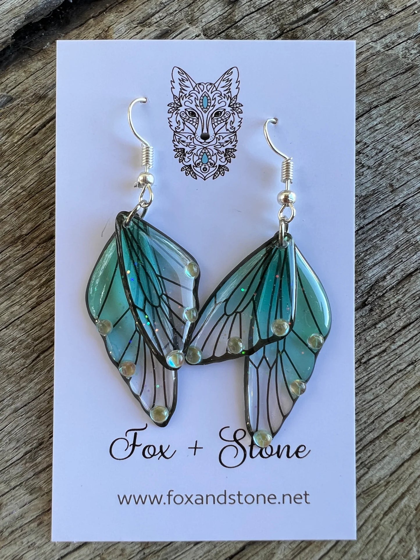 Z Fairy Wing/Butterfly Wing Earrings
