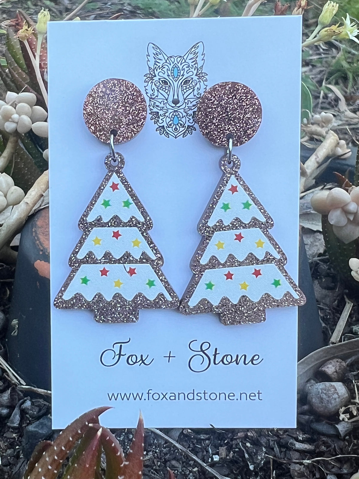 Christmas Tree Lights Earrings