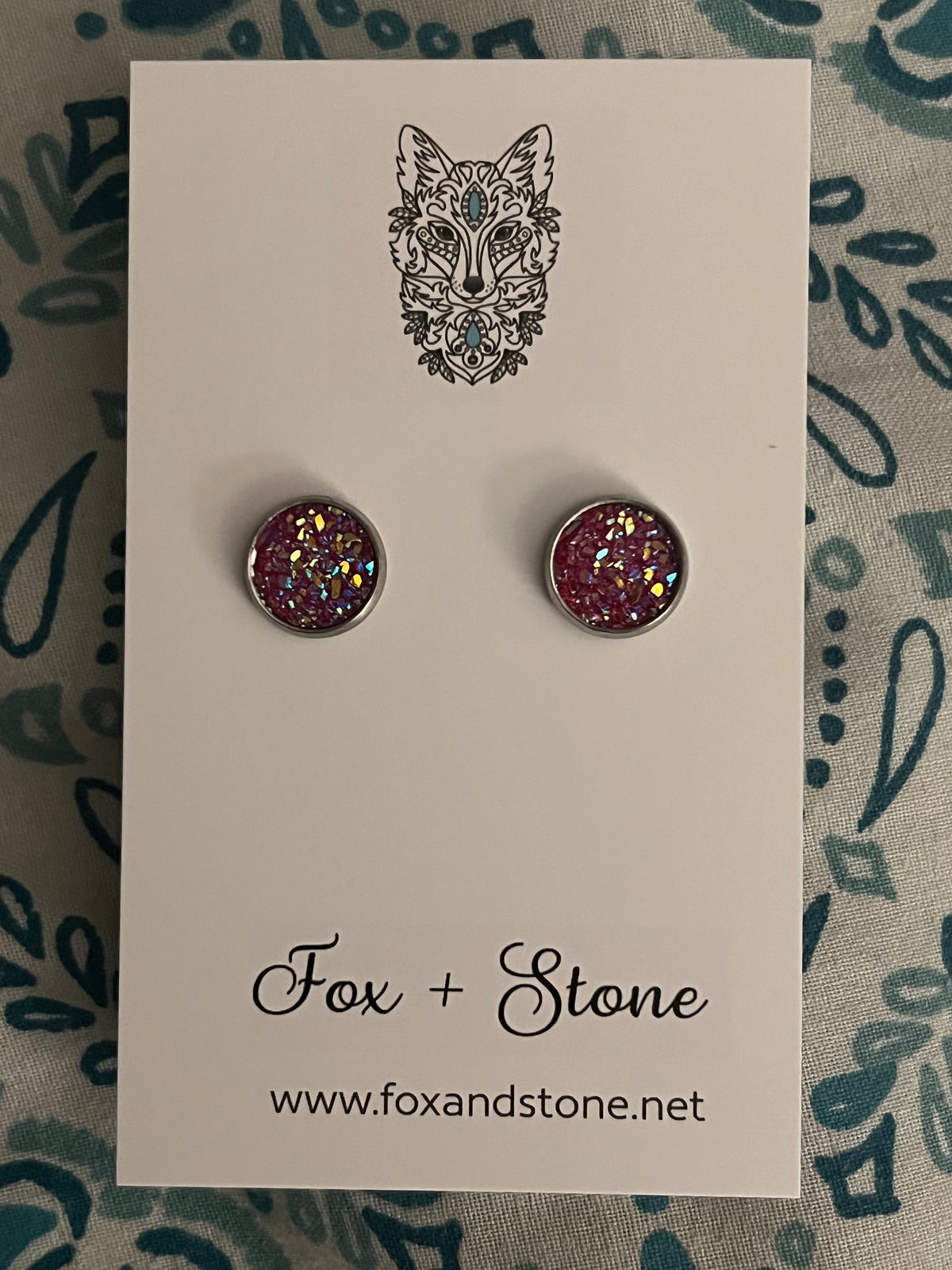 Mystic Moonberry Druzy Studs