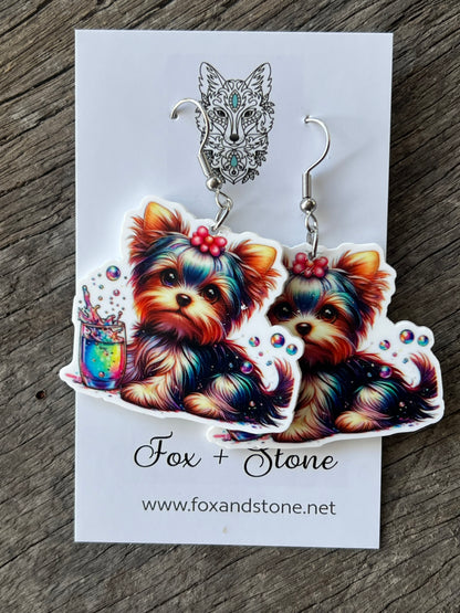 Silky Terrier Earrings
