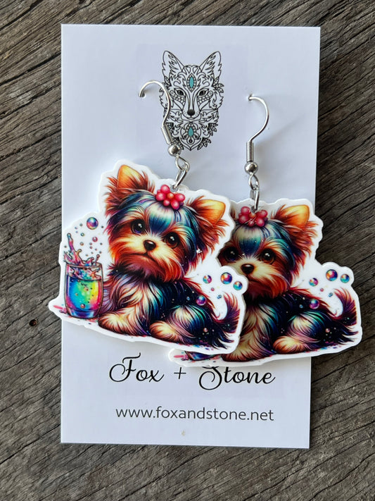 Silky Terrier Earrings