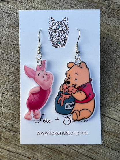 Best of Friends Pooh Earrings
