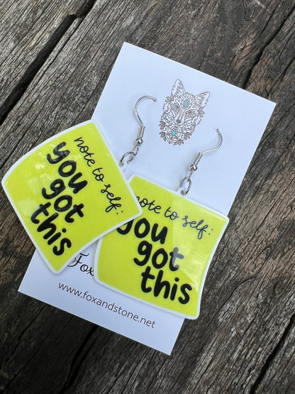 You Got This Earrings