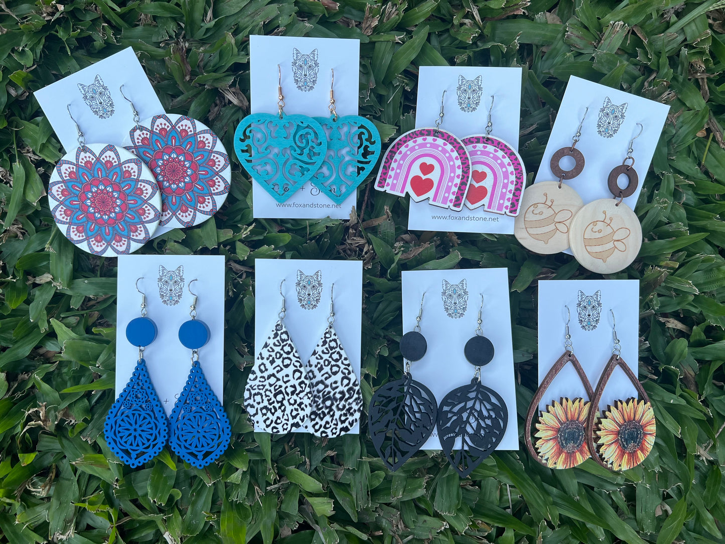 Mixed Lightweight Wood Earrings Pack