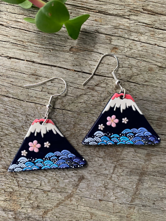 Snow Mountain Earrings