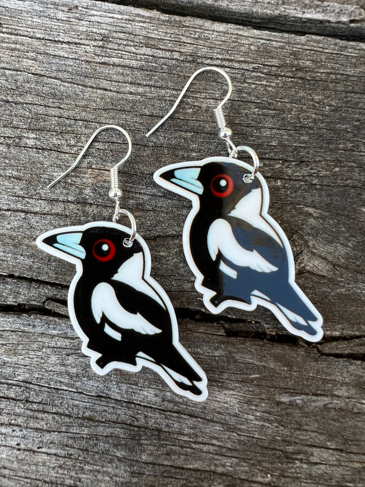 Magpie Bird Earrings