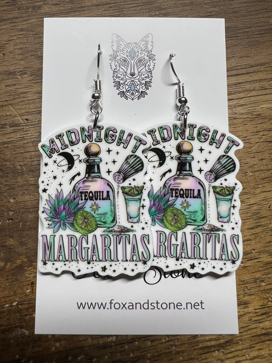 Midnight Margaritas Spell Earrings