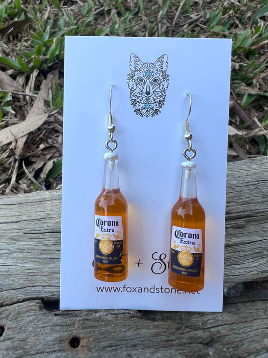 Corona Mini Bottle Earrings ON SALE