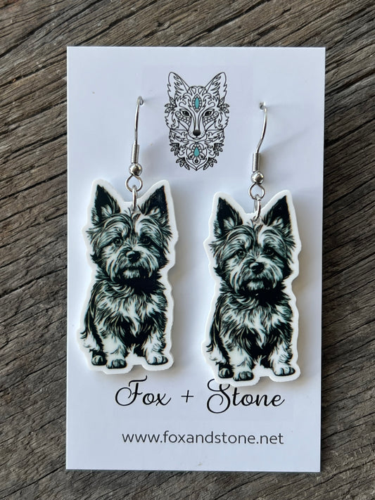 West Highland Terrier Earrings
