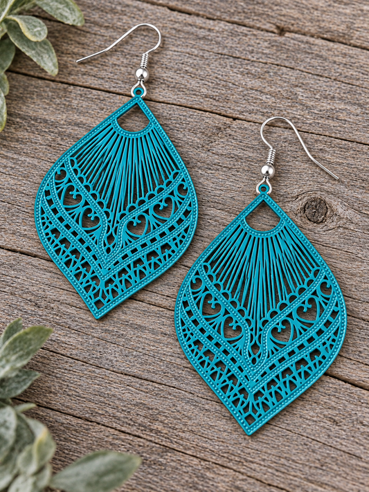 Samantha Ocean Filigree Earrings