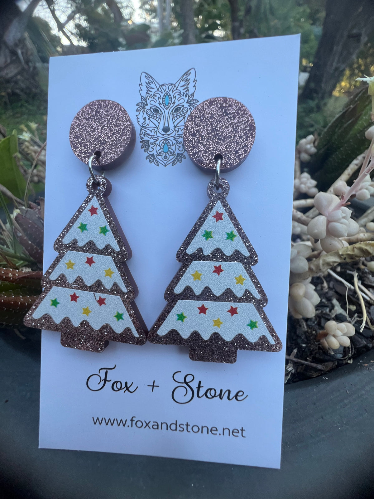 Christmas Tree Lights Earrings