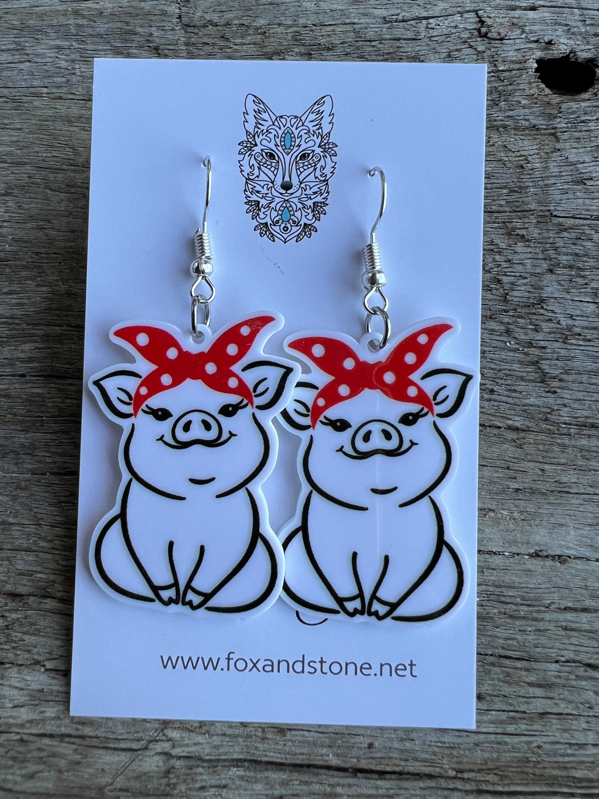 Pretty Stella Pig Earrings