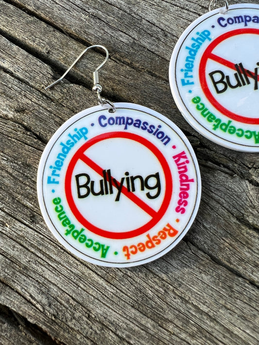 No Bullying Earrings