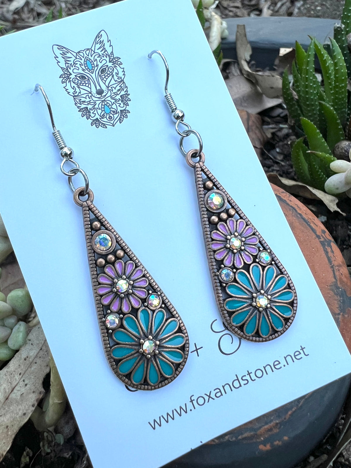 Teardrop Dangle Earrings
