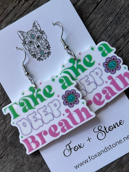 Take A Deep Breath Earrings