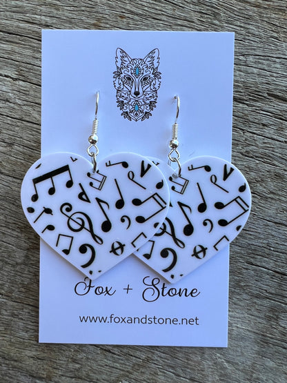 Musical Hearts Earrings