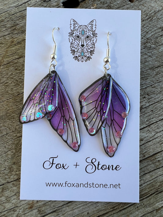 Azurra Fairy Wing/Butterfly Wing Earrings