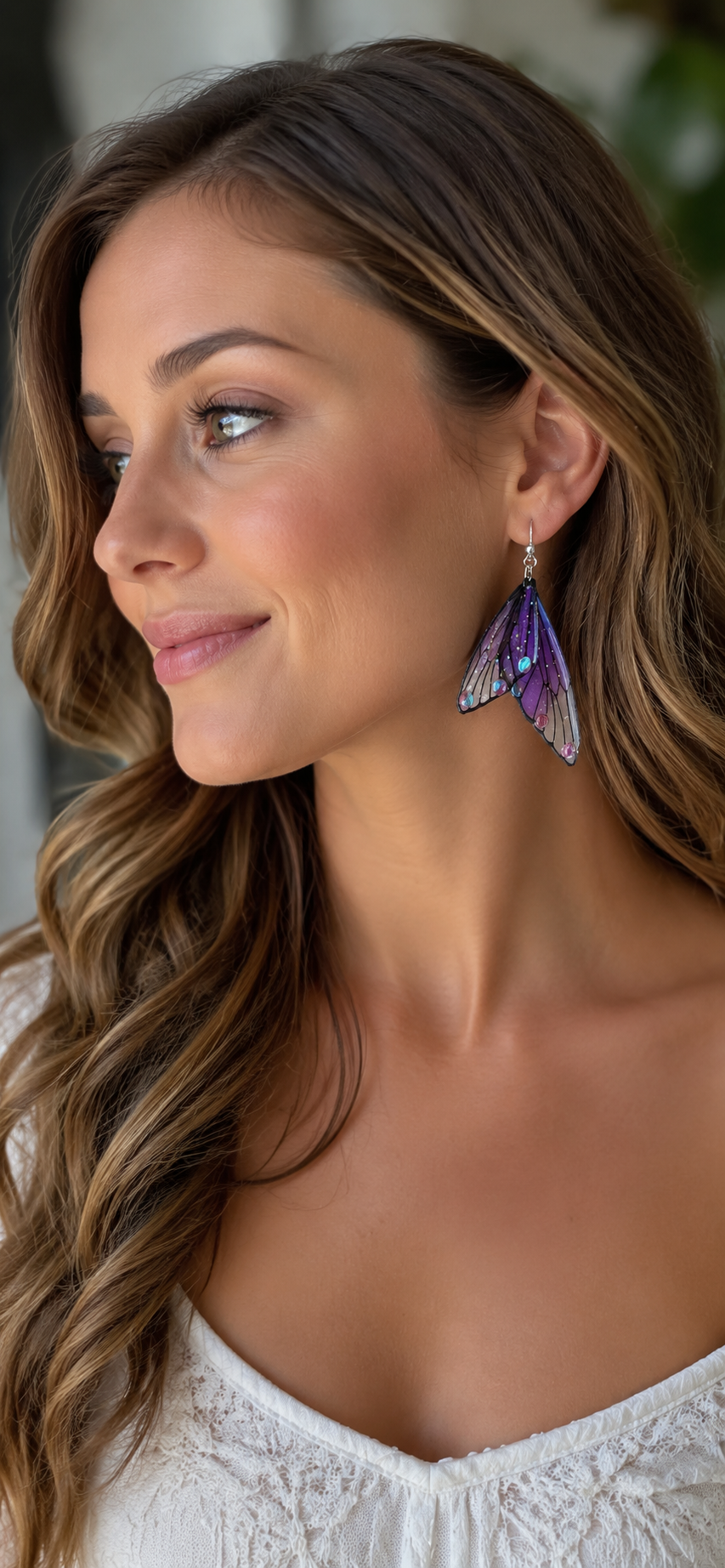 Azurra Fairy Wing/Butterfly Wing Earrings