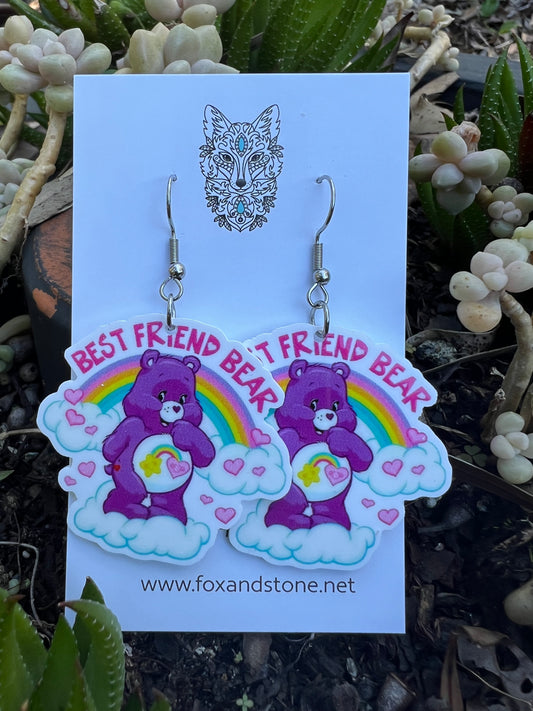 Best Friend Bear Earrings