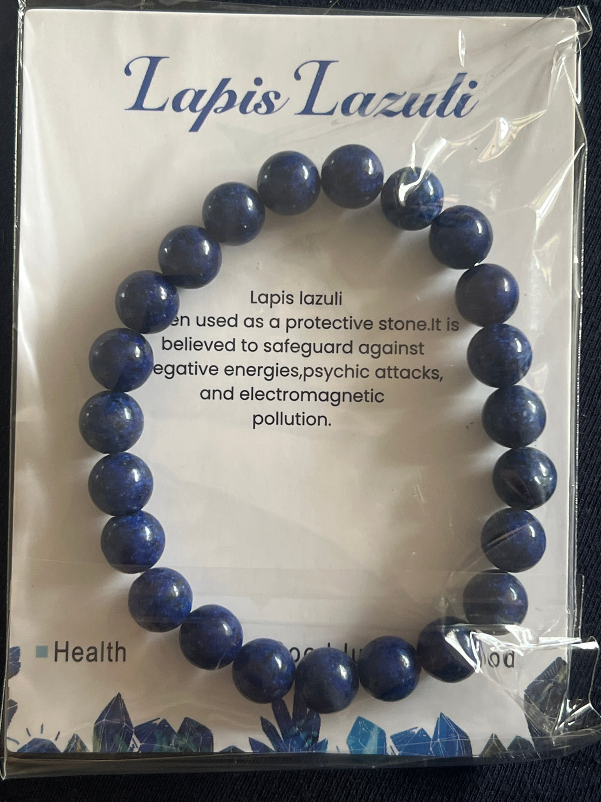 Lapis Lazuli Natural Stone Bracelet
