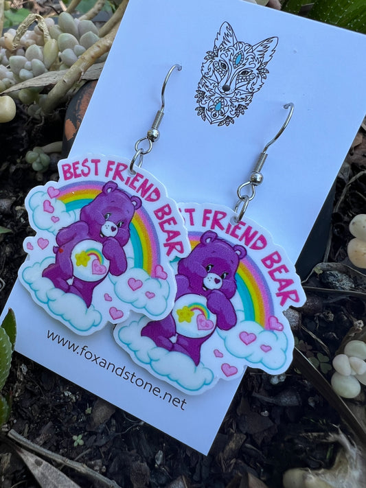 Best Friend Bear Care Earrings