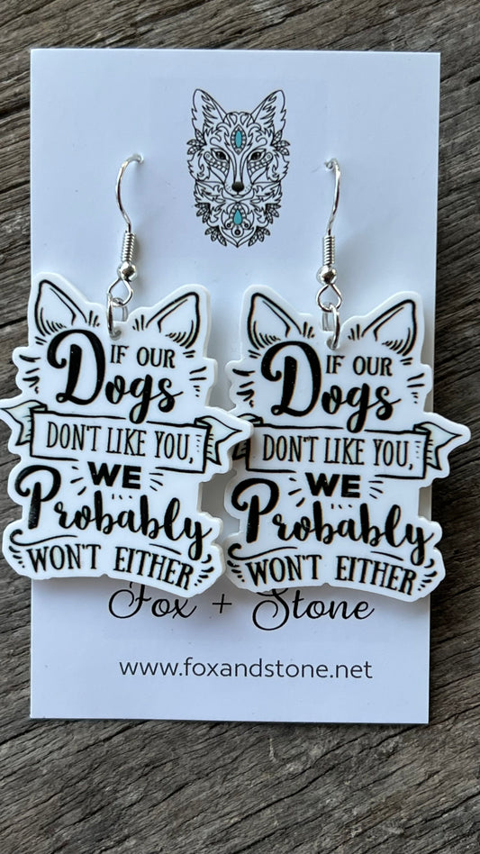 If My Dog Earrings