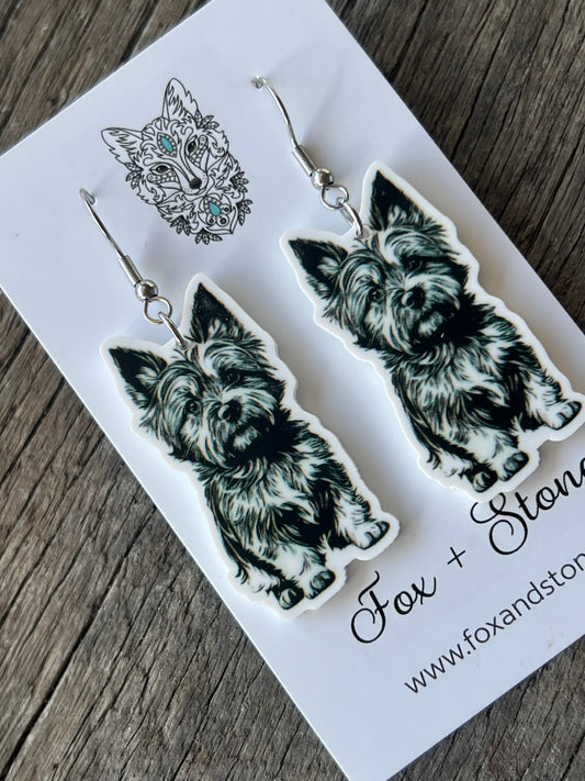 West Highland Terrier Earrings