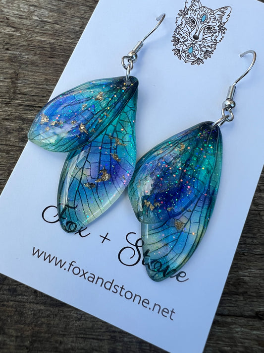 Maeve Fairy Wing/Butterfly Wing Earrings