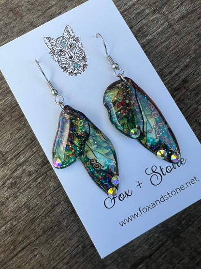 Sylvie Fairy Wing/Butterfly Wing Earrings
