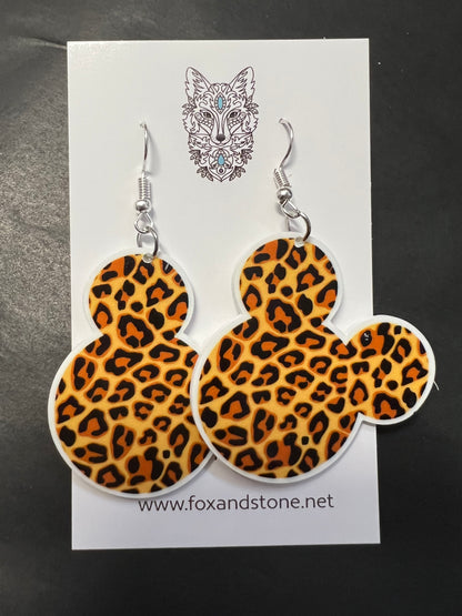 Tiger Mouse Earrings