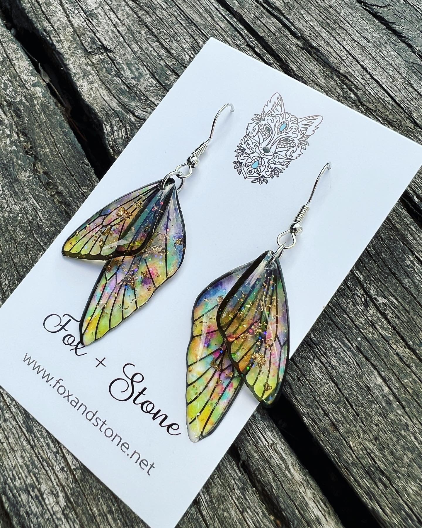 A Fairy Wing/Butterfly Wing Earrings