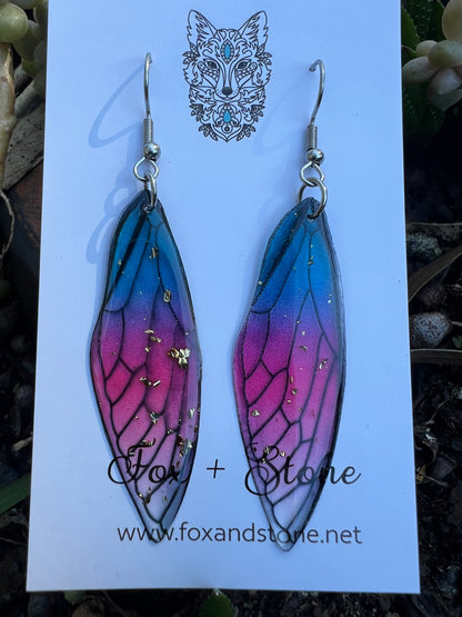 Lottiee Fairy Wing/Butterfly Wing Earrings
